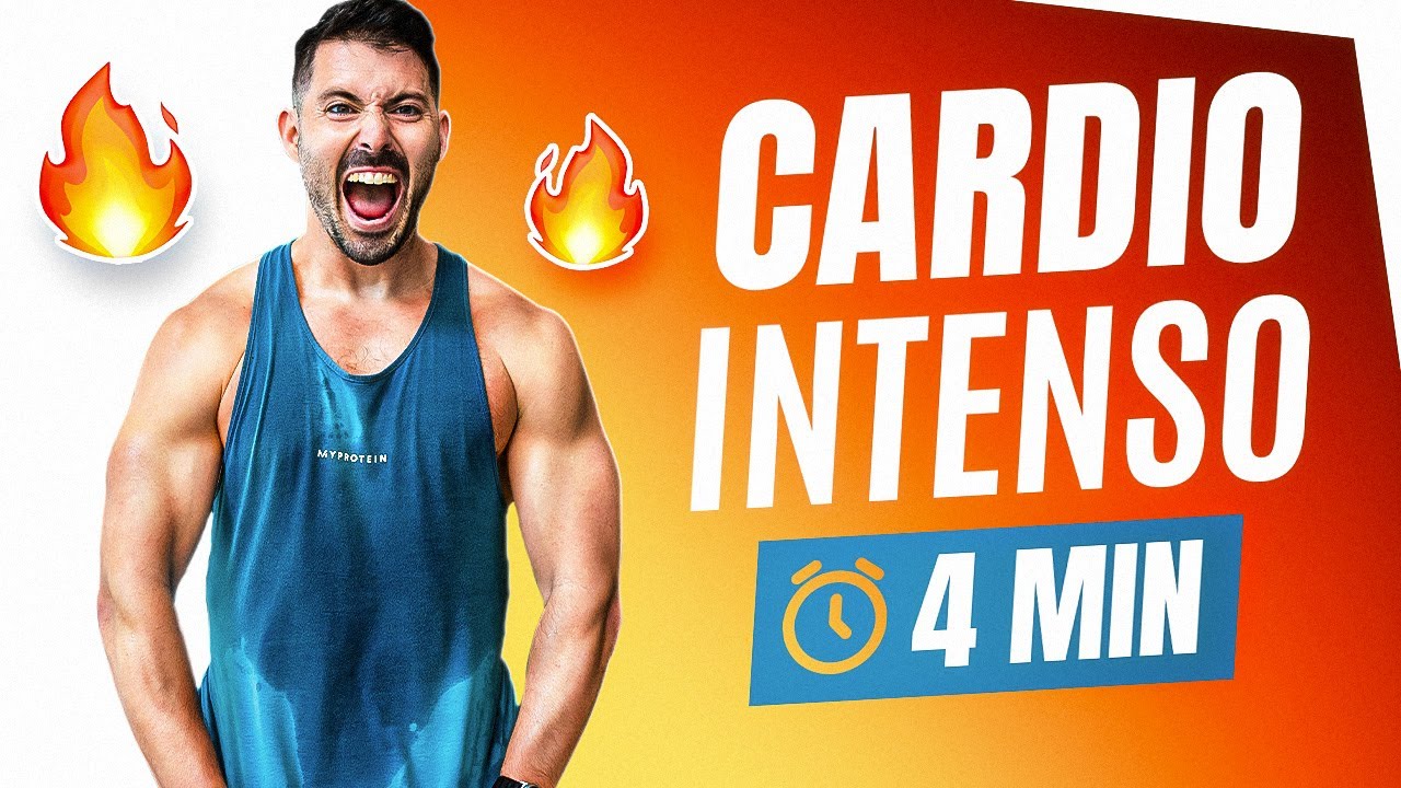 🔥 RUTINA para BAJAR de PESO en CASA (desde 4 MINUTOS) - CARDIO INTENSO (HIIT TABATA)