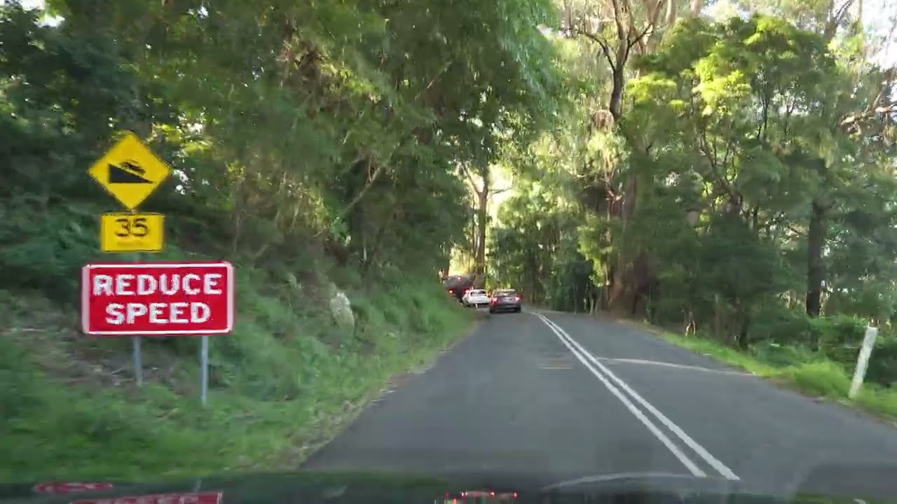 Drive Jamberoo Mountain Pass Australia Descent. From top bottom Beautiful #driving #daytrip #sydney