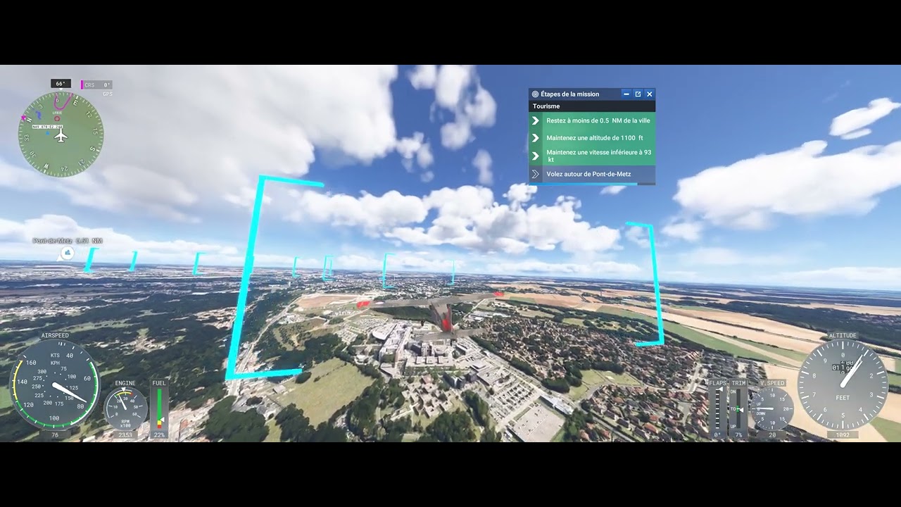Microsoft Flight Simulator 2024 Glizy Amiens Pont-de-Metz
