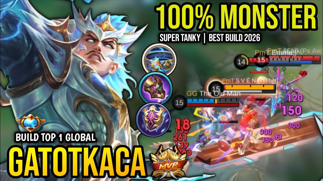 GATOTKACA BEST BUILD 2026 | BUILD TOP 1 GLOBAL GATOTKACA GAMEPLAY | MOBILE LEGENDS✓