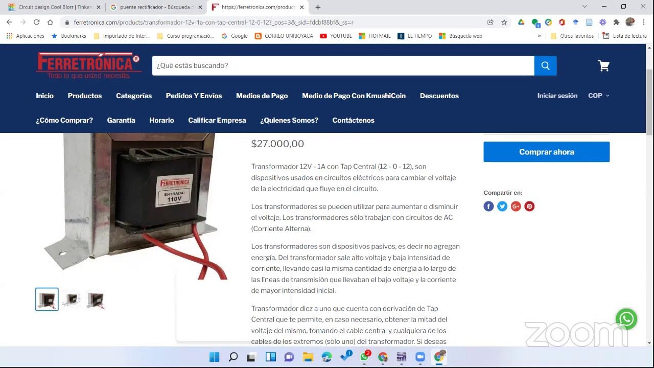 Electrónica - Circuitos Fuente Regulada de Voltaje