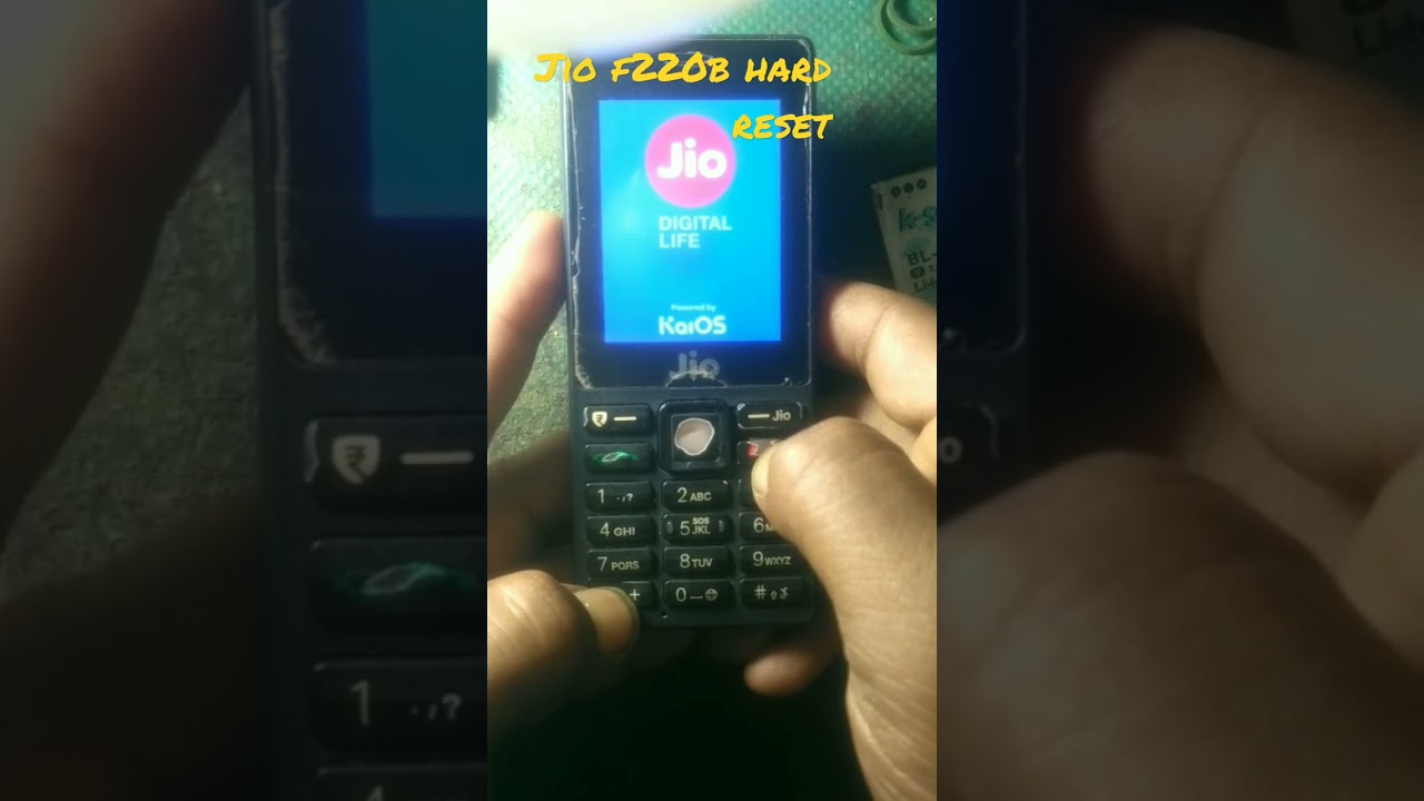 jio f220b hard reset
