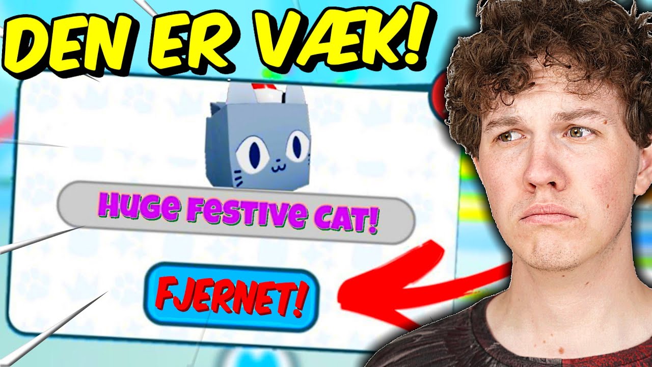 Jeg Har MISTET Min Huge Festive Cat... - Dansk Pet Simulator X #9