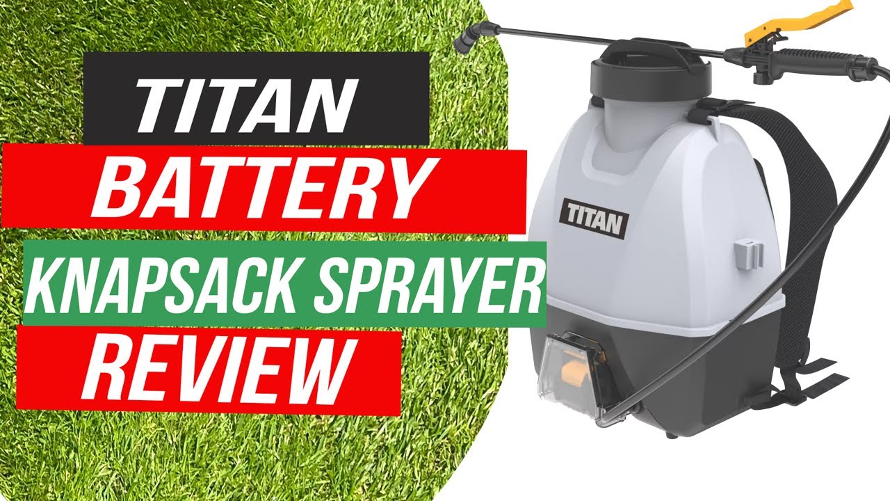 Screwfix Titan Battery powered Knapsack/backpack Sprayer Review UK