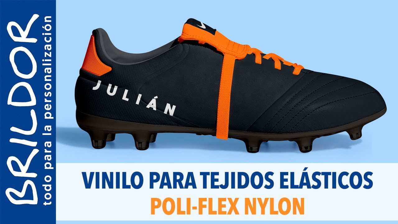 ⚽ Botas fútbol personalizadas con vinilo textil POLI-FLEX NYLON Politape