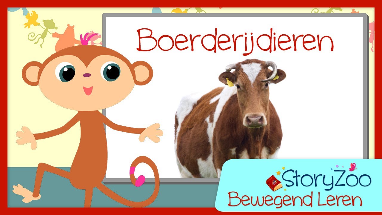 Bewegend leren - Boerderijdieren 🐮🐷🐴