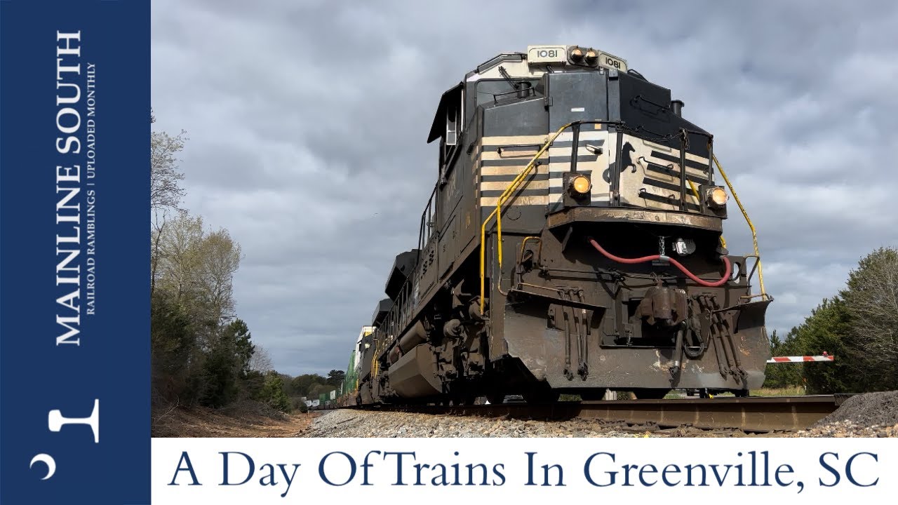 A Day Of Trains In Greenville, South Carolina | Action In The Upstate Episode Eleven