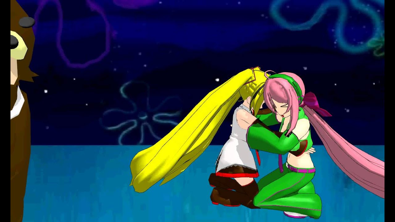 MMD Spongebob - Sea Bear Attack
