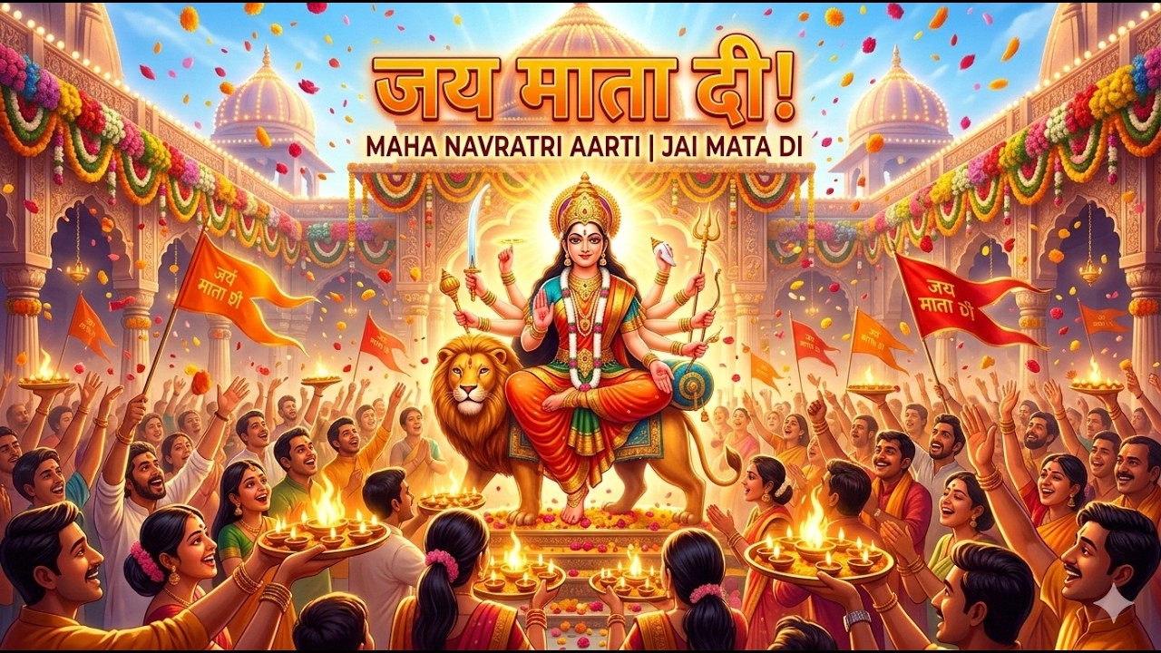 Durga Aarti 🙏 Jai Ambe Gauri | Powerful Mata Rani Aarti | Navratri Special Durga Mata Aarti