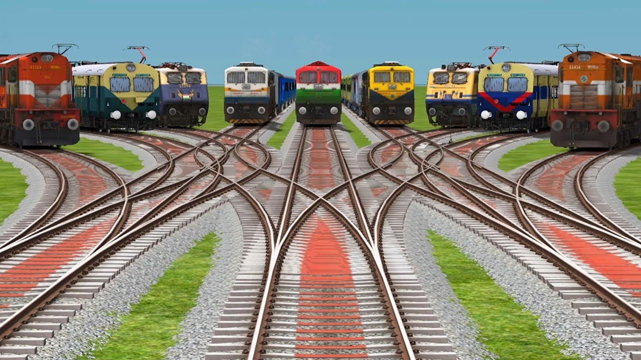 Nine Reality Of Indian Railways || At Railroad 😢 Crossings Branched || Bumpy Trains Simulator