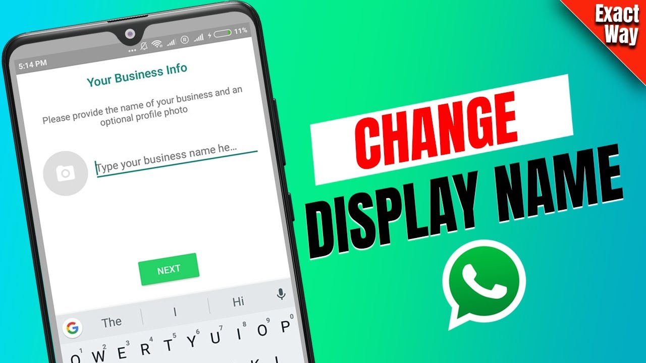 How to change WhatsApp business display name (Quick & Easy)