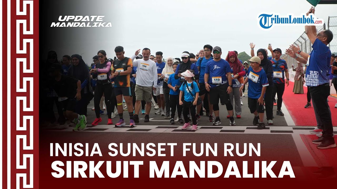 Dokter Anestesi Nikmati Senja di Sirkuit Mandalika : INISIA Sunset Fun Run