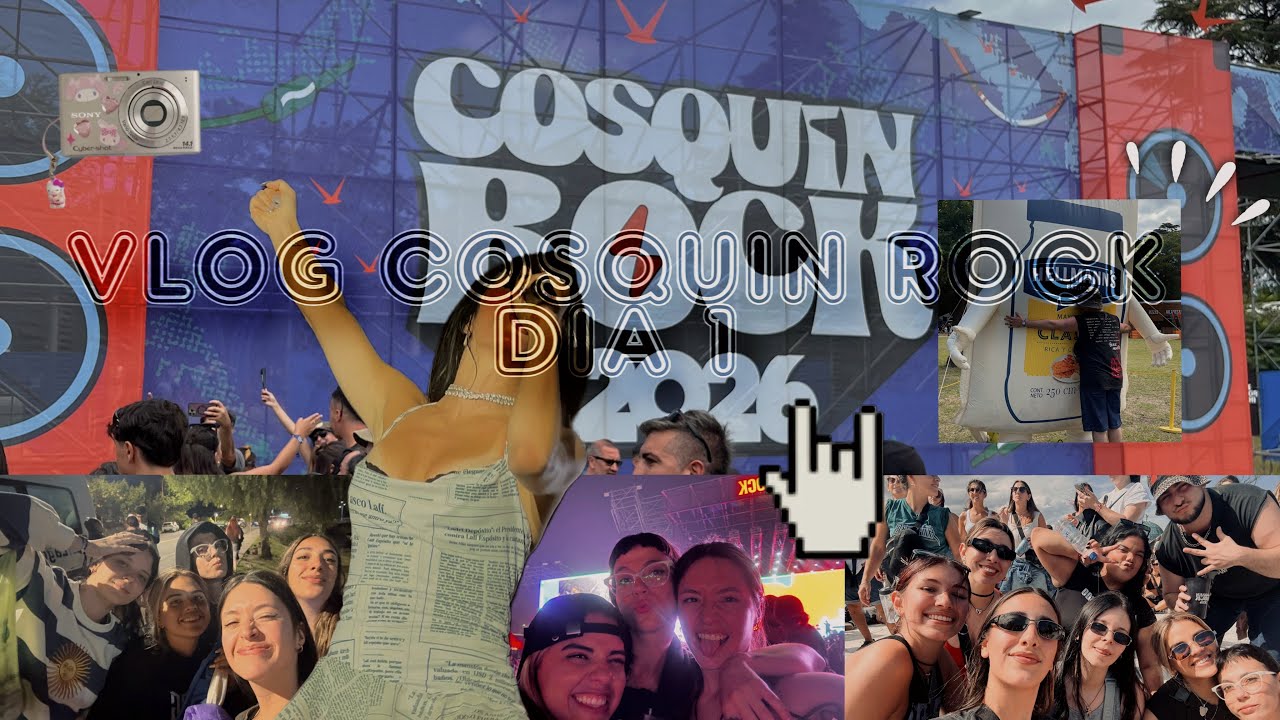 COSQUIN ROCK DÍA 1 // nos perdimos en un uber, Nati Jota nos saludó y vimos a Lali en Valla