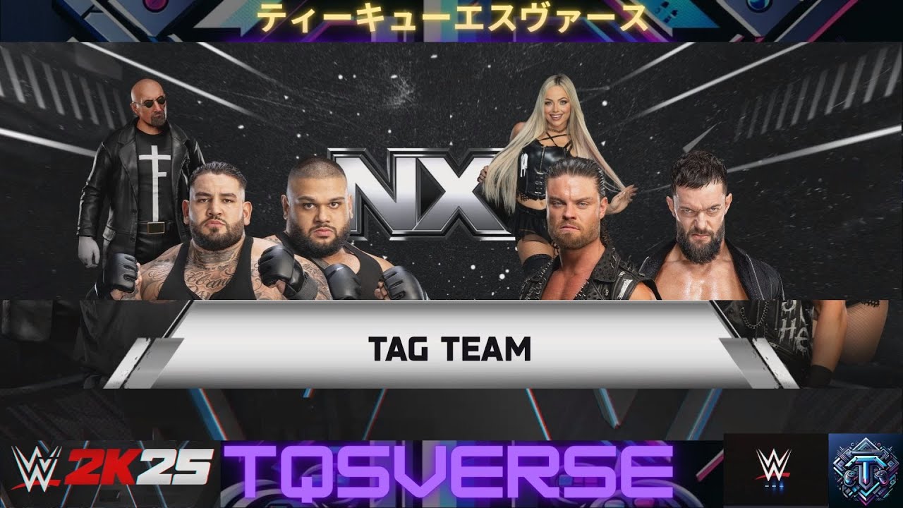 AOP (C) VS JUDGEMENT DAY (C). NXT. WWE 2K25. TQS