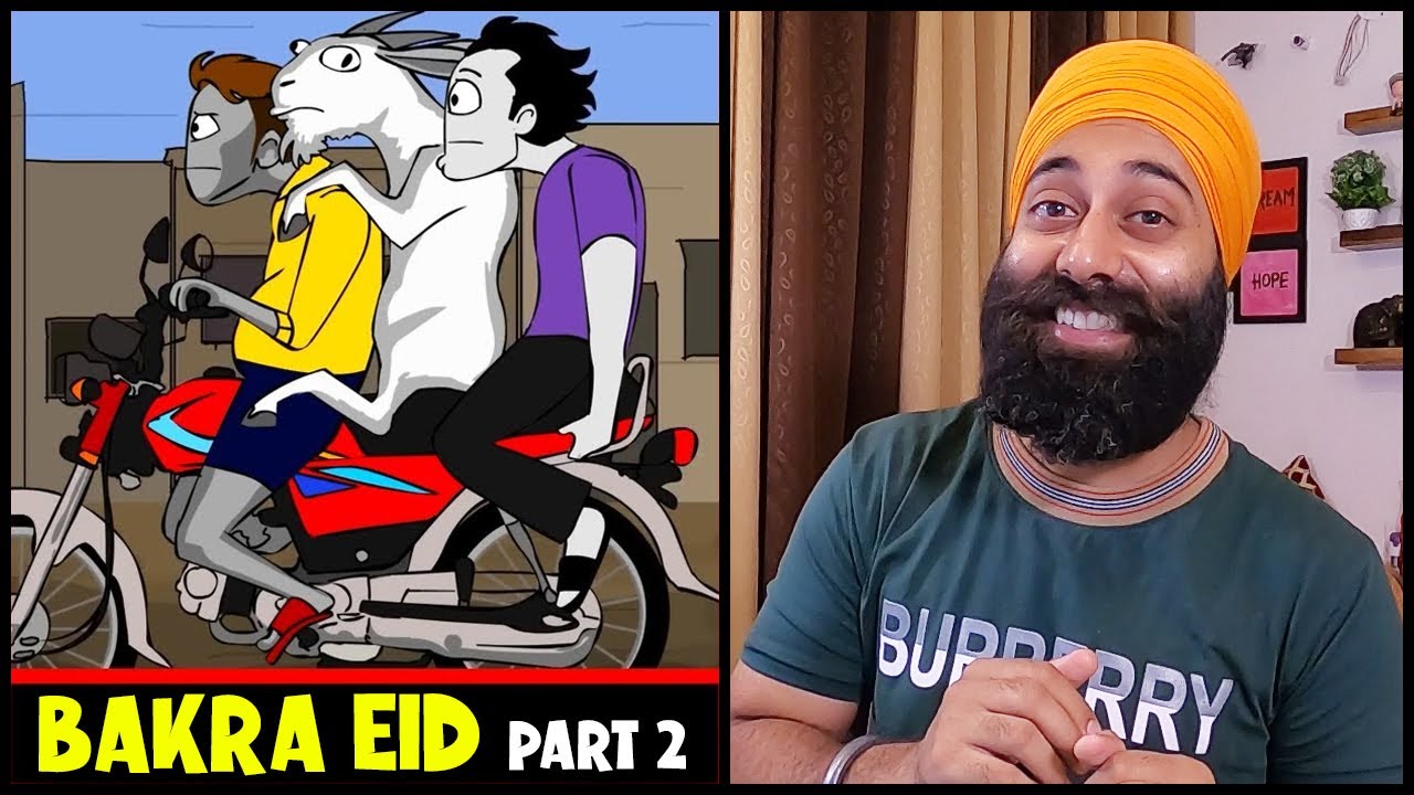 Indian Reaction on Bakra Eid Part 2 | Sherum Ki Sketchbook | PunjabiReel TV