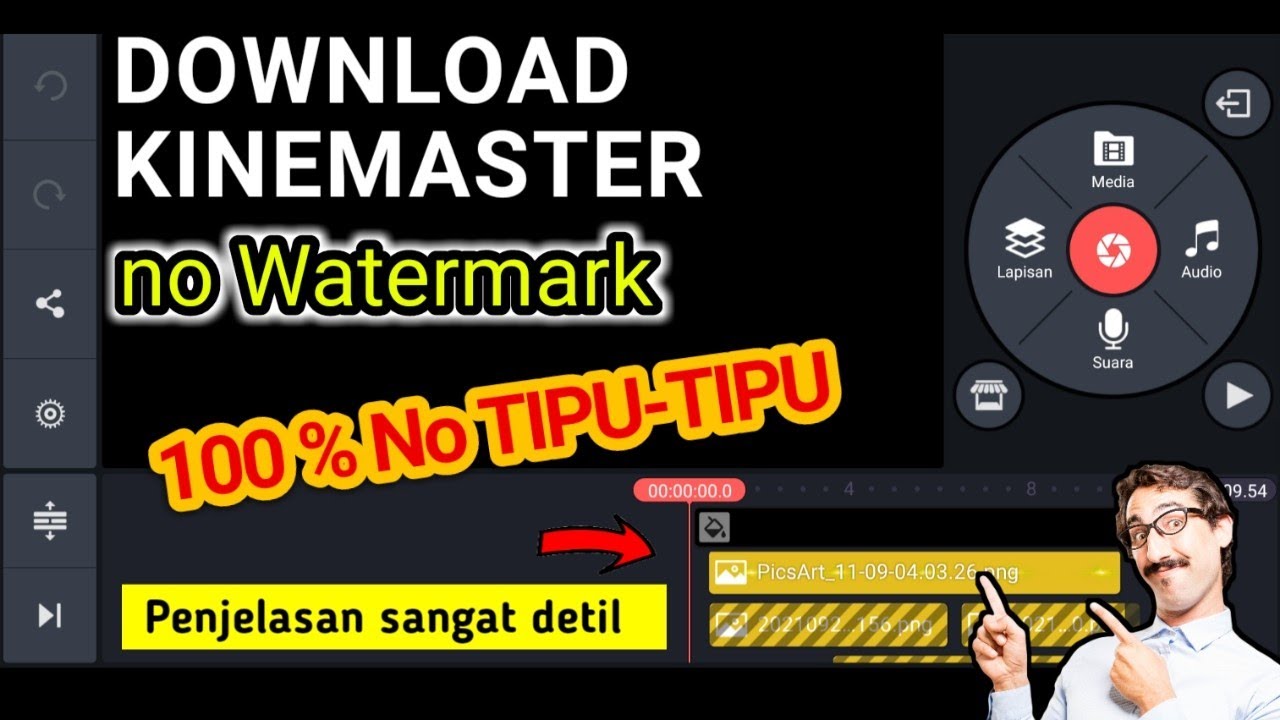 CARA DOWNLOAD APLIKASI KINEMASTER TANPA WATERMARK - 100% BERHASIL