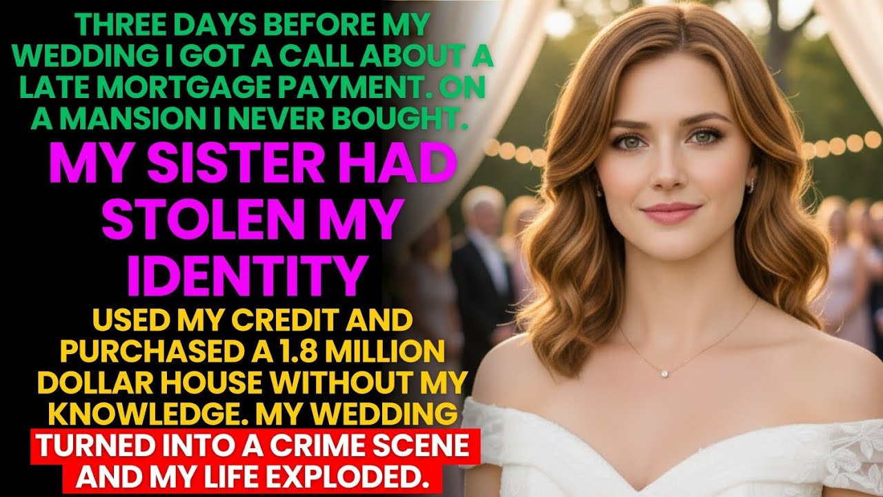 My Sister Stole My Identity to Buy a Mansion Until My Wedding Day Disaster...