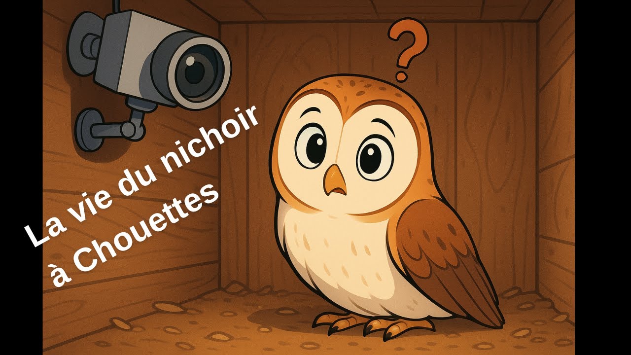 En direct d'un nichoir de Chouettes effraies  -  14/07 Matin