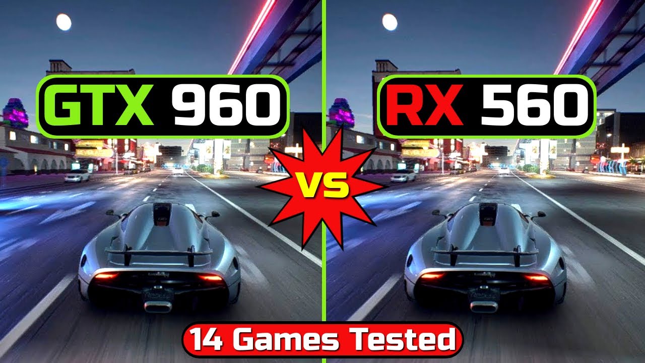 GTX 960 vs RX 560 | 2GB Vram Beats 4GB Vram In Performance🤩 | 14 Games Tested
