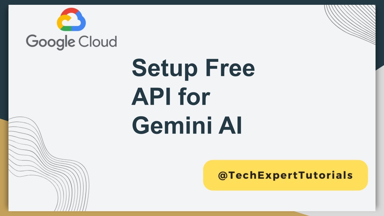 Gemini AI Setup Free API Account