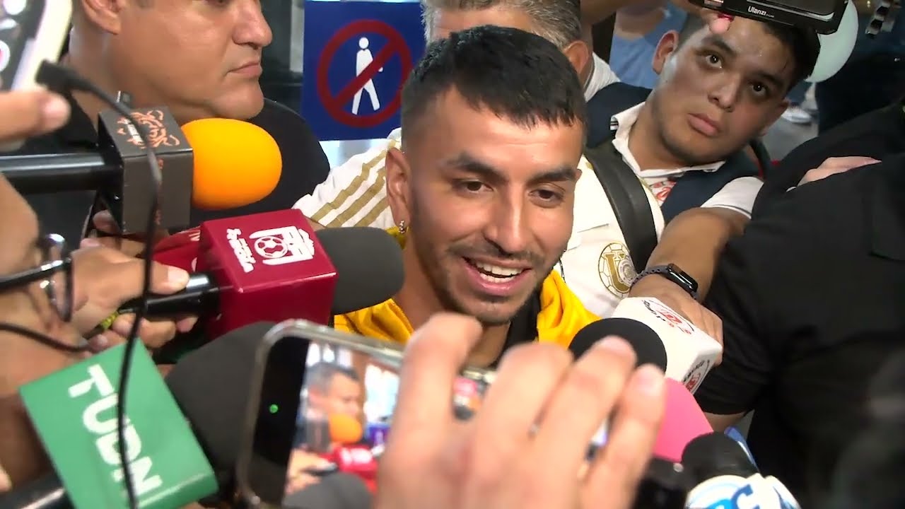 Impresionante llegada de Ángel Correa | del Atlético de Madrid a los Tigres de Nuevo León
