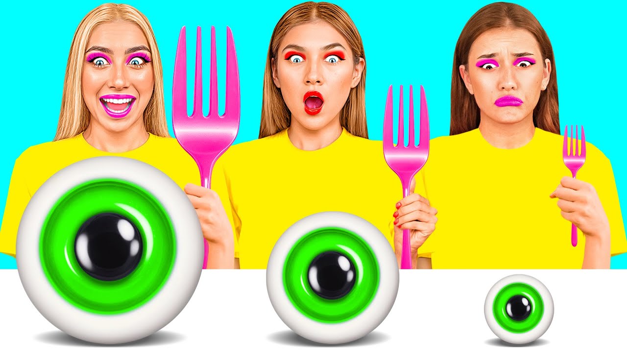 100 Слоев Еды Челлендж | Эпичная Битва с Едой от Crazy DO