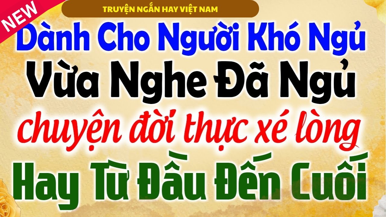 VỪA NGHE ĐÃ NGỦ: CHUYỆN ĐỜI THỰC XÉ LÒNG HAY TỪ ĐẦU ĐẾN CUỐI - KỂ CHUYỆN TÂM SỰ ĐÊM KHUYA
