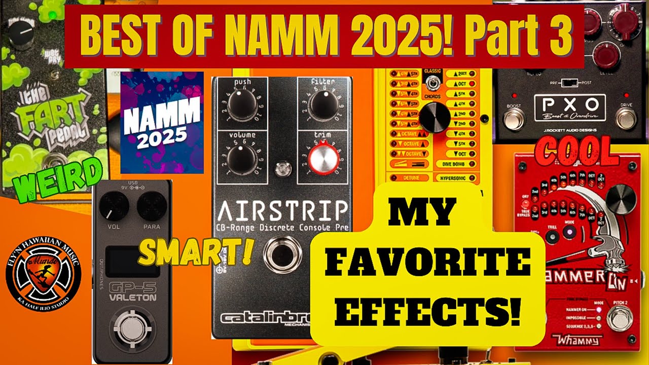 Best of NAMM 2025 Part 3: Cool, Weird and Smart Effects!