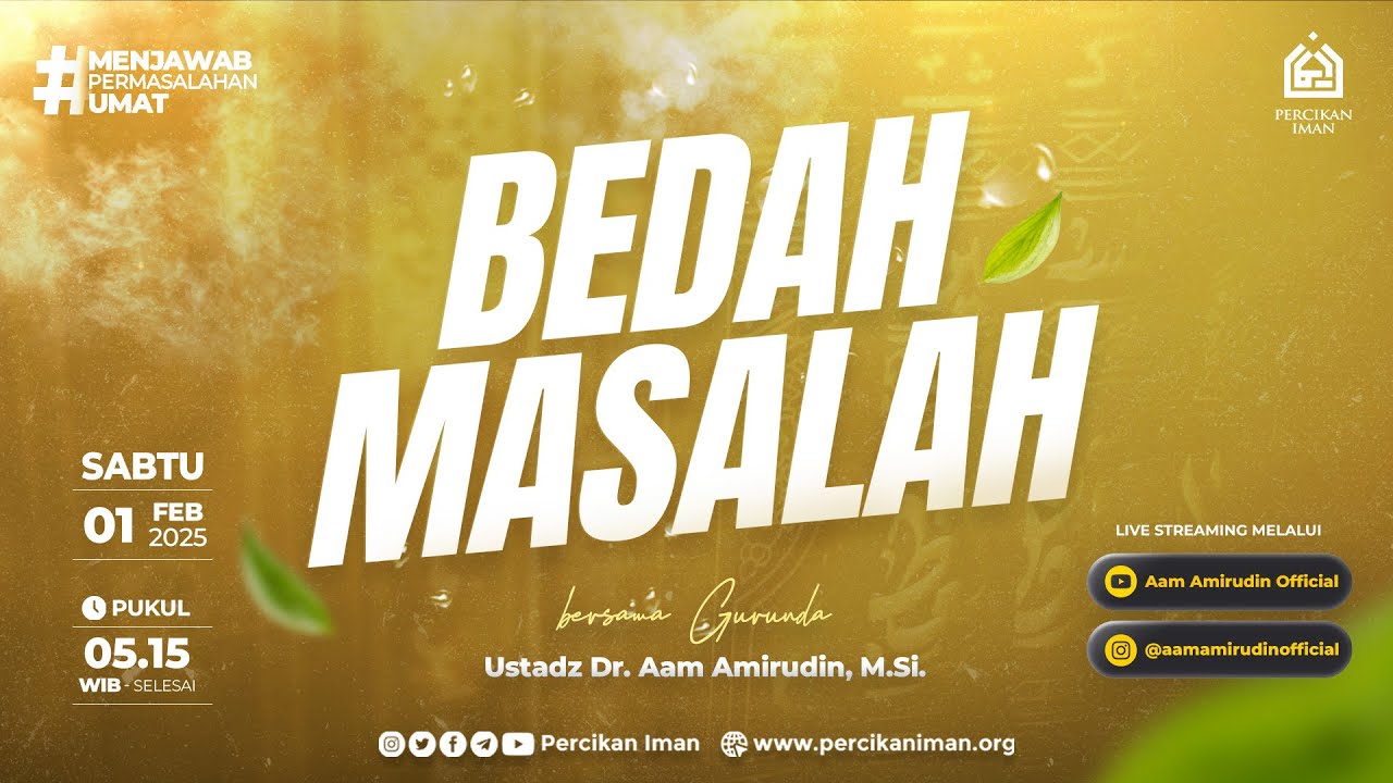 [LIVE] Bedah Masalah I Sabtu, 1 Februari 2025