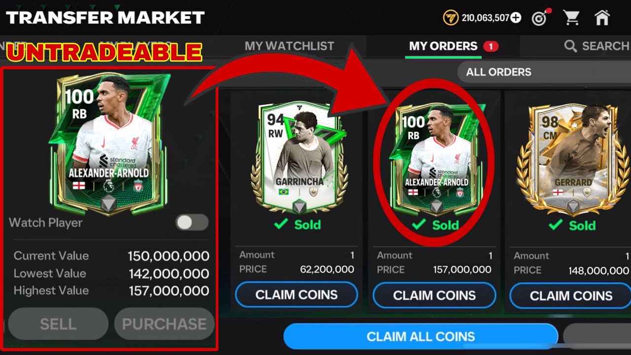 HOW TO SELL UNTRADEABLE PLAYERS IN FC MOBILE 25?! DO THIS!
