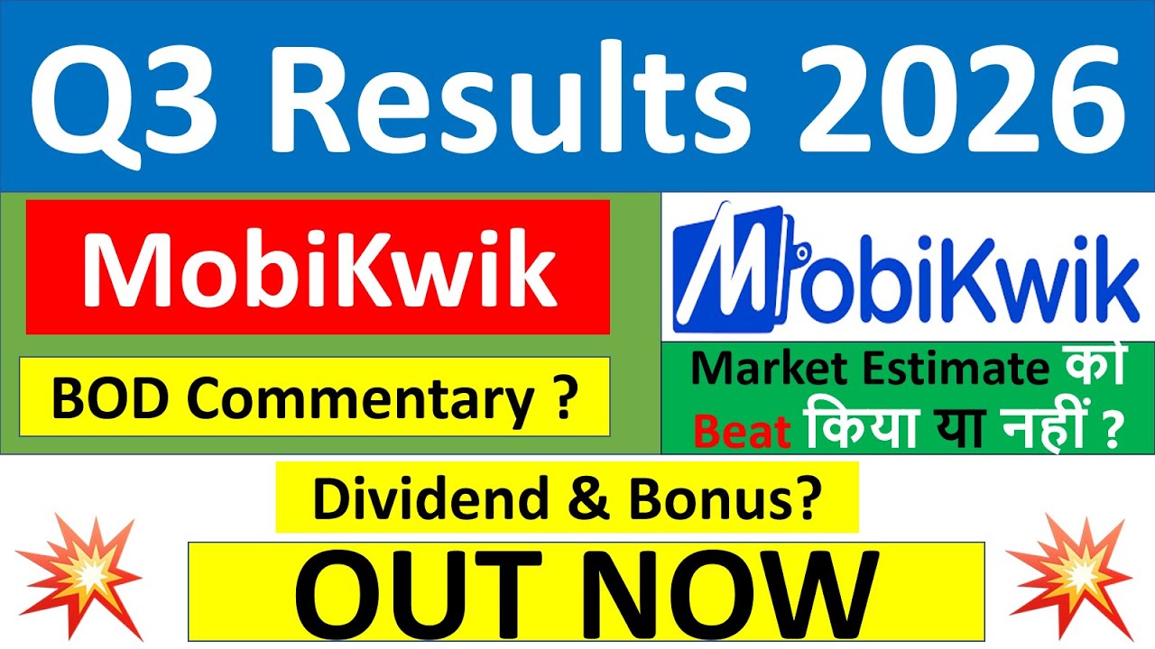 MobiKwik q3 results 2026 | MobiKwik results today | MobiKwik Share News | MobiKwik Share latest news