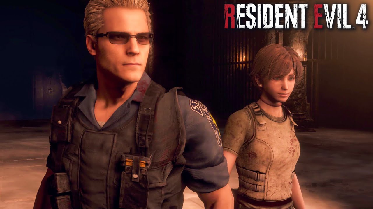 Ребекка Чемберс и Альберт Вескер в ремейке Resident Evil 4