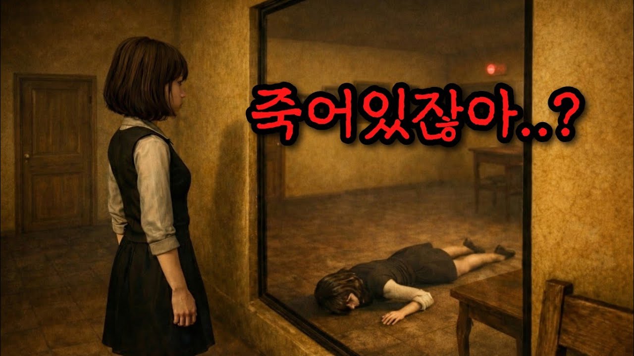 거울과 똑같이 되어야 탈출 가능한 방 (공포게임)