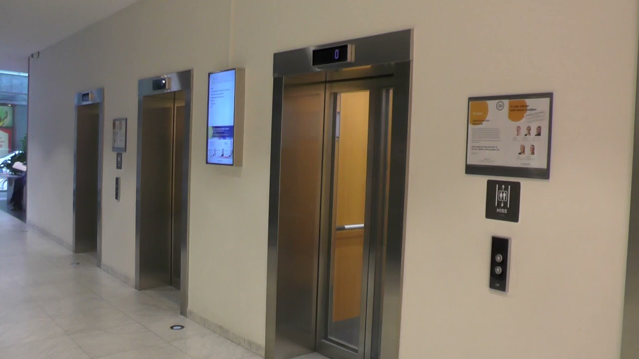Replaced! 2014 KONE MonoSpace MRL-Traction Elevators @ Mäster Samuelsgatan 56, Stockholm, Sweden!
