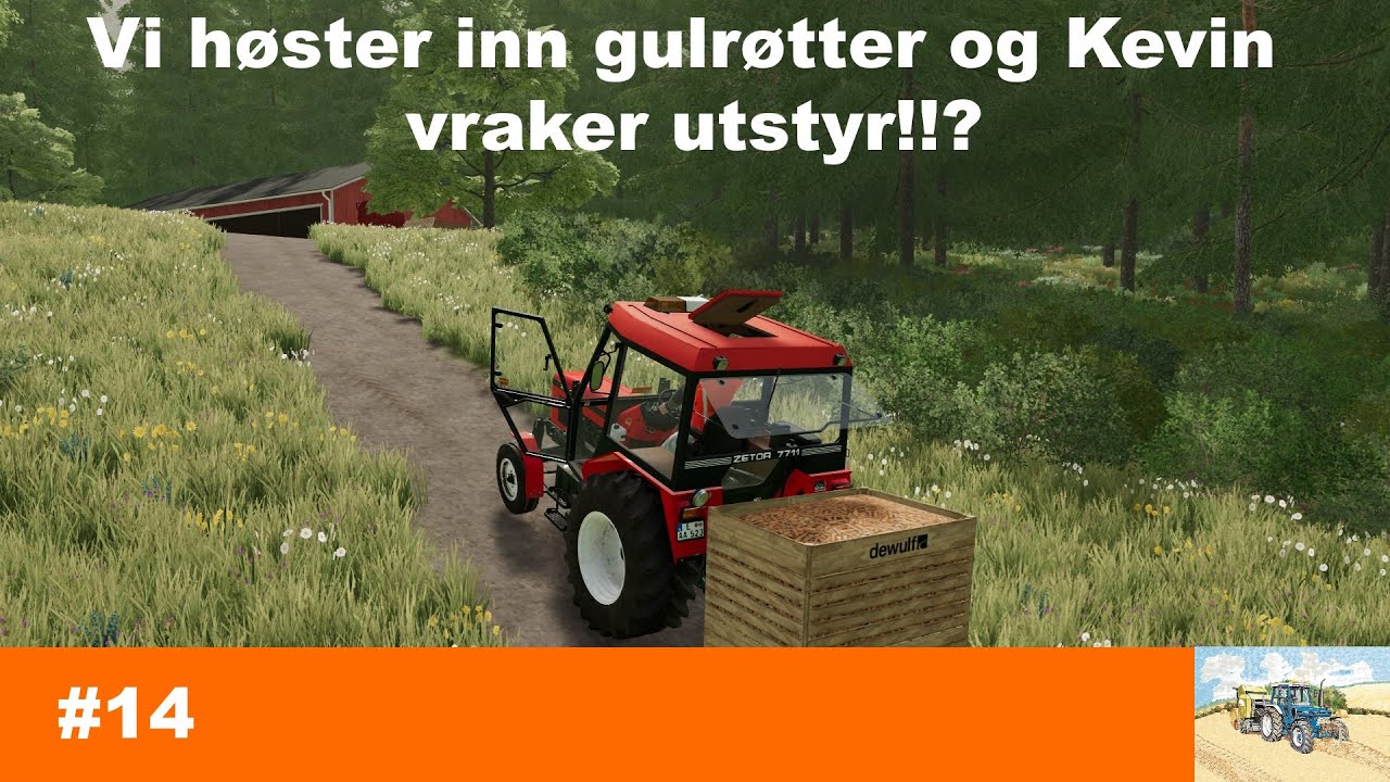Let's Play Farming Simulator 22 Norsk Tor & Kevin's Nabo Serie Episode 14