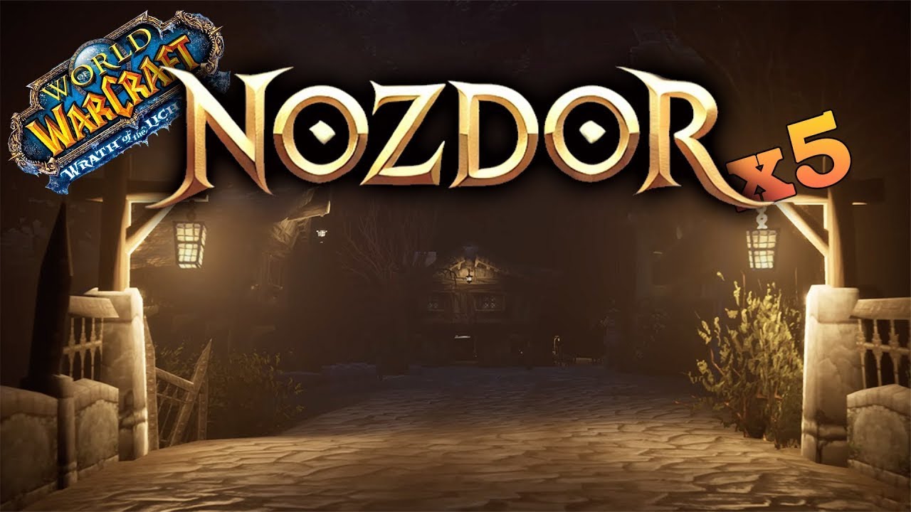 WORLD OF WARCRAFT СЕРВЕР NOZDOR Х5 / ВПЕРВЫЕ КАЧАЮ ФЕРАЛА  МАШИНУ ДЛЯ УБИЙСТВ