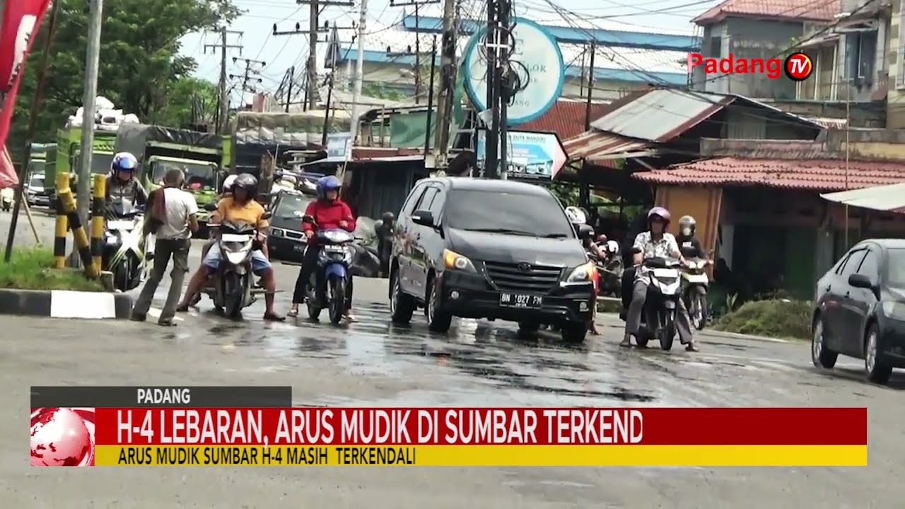 H-4 LEBARAN, ARUS MUDIK DI SUMBAR TERKENDALI