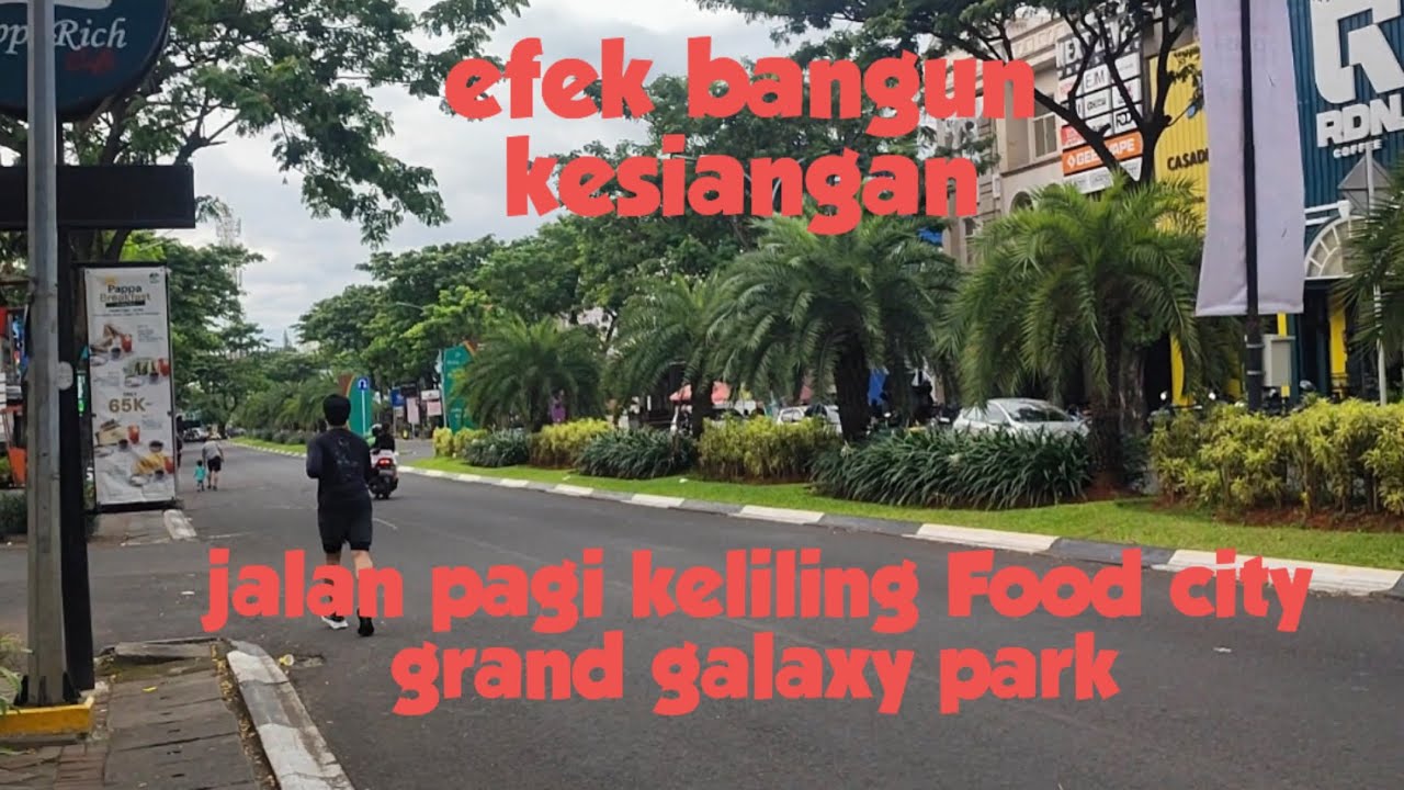 sekarang sepi yang olah raga disini.