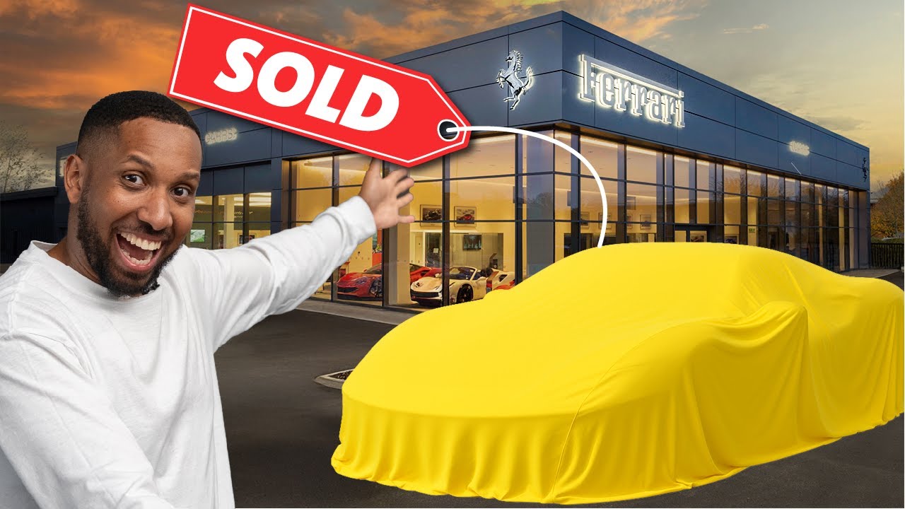 MY WIFE'S SECRET SUPERCAR HAS ARRIVED