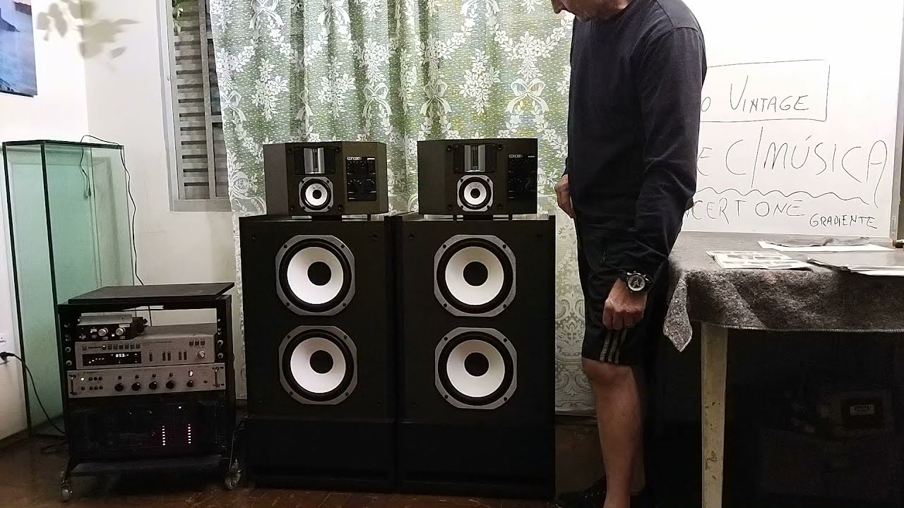 Gradiente Concert One e uma pequena amostra com música