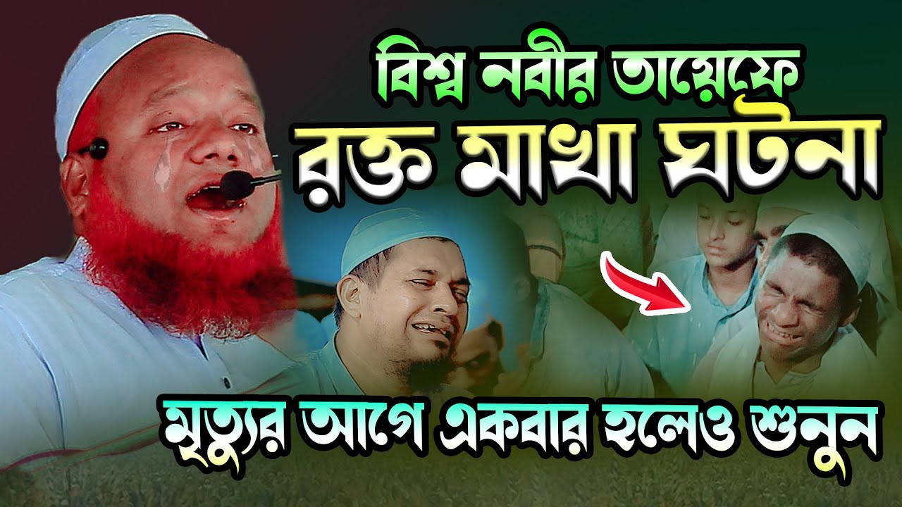তায়েফের রক্তমাখা ঘটনা । মাওলানা আমীর হোসাইন আজাদী । Maulana Amir Hosain Azadi 01821700534