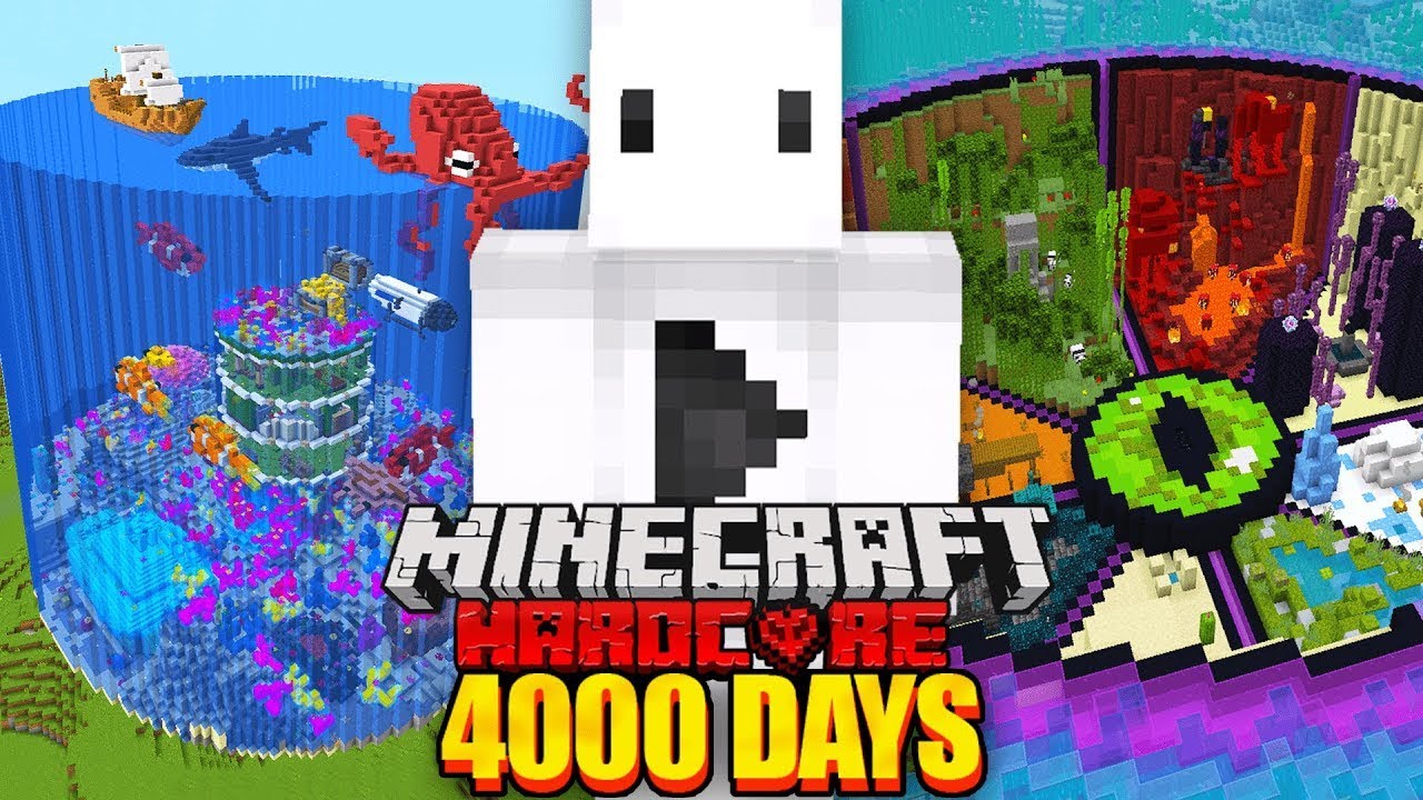 Ich habe 4000 Tage in Minecraft Hardcore &uuml;berlebt (GANZER FILM)