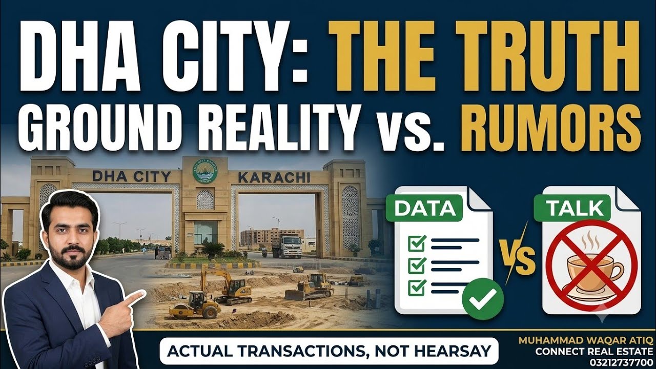 Market kaisi hae.. dha city karachi ki..