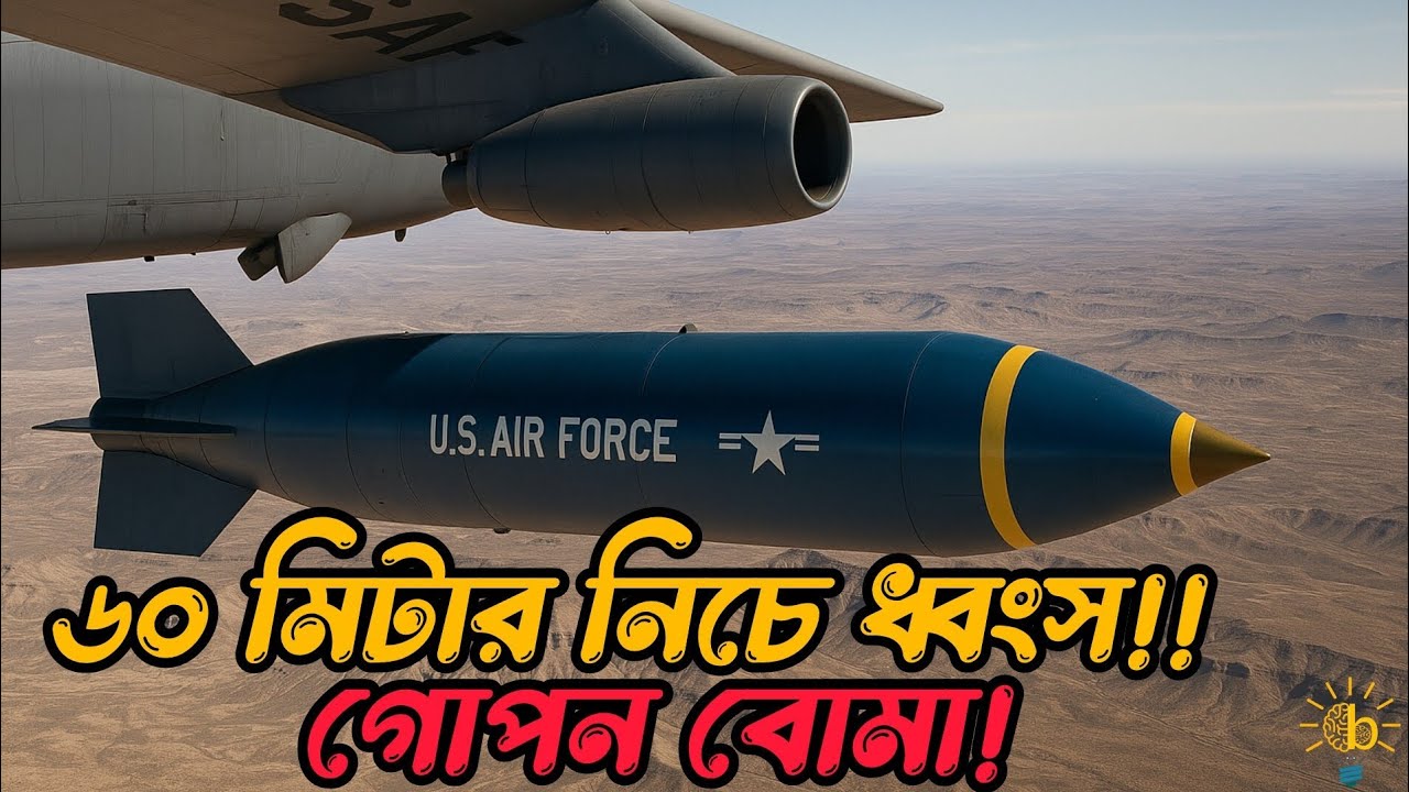 What is Bunker Blaster Bomb, How does it work | Bunker Buster Bomb Explained in Bangla