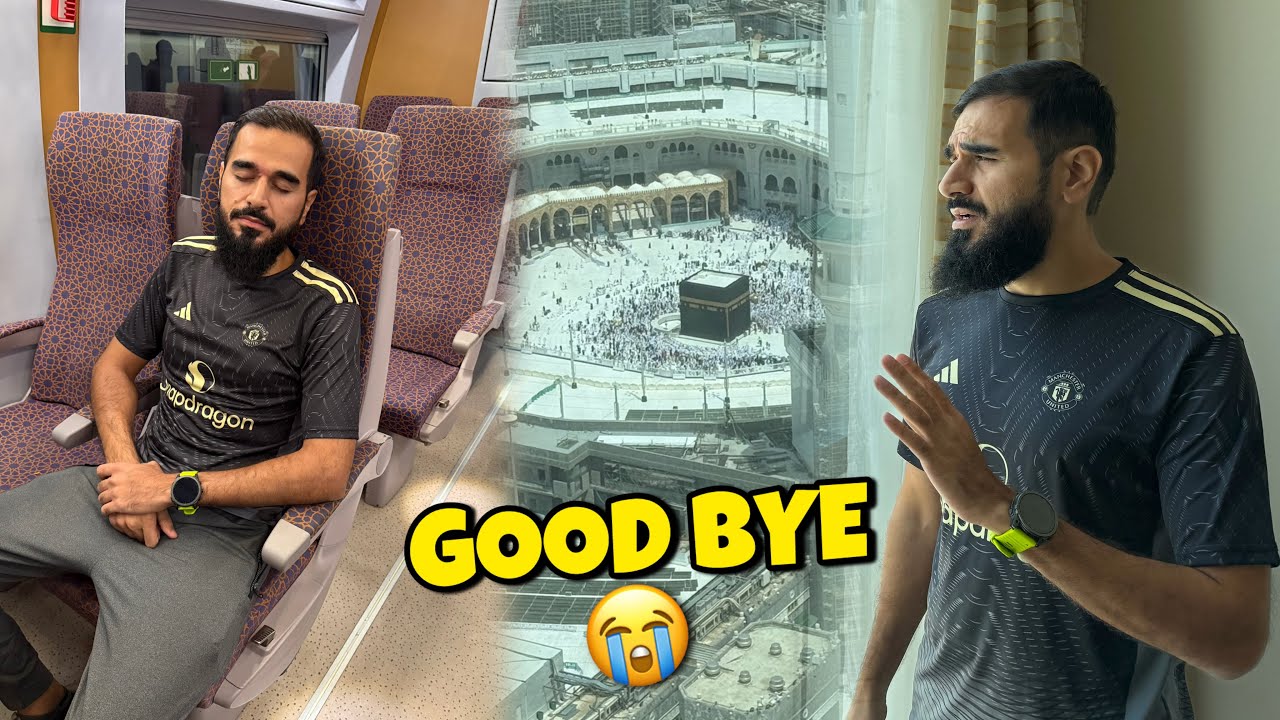 Makkah chor ke jana para hamein 😭 Madinah ka safar shuru hogaya 😍