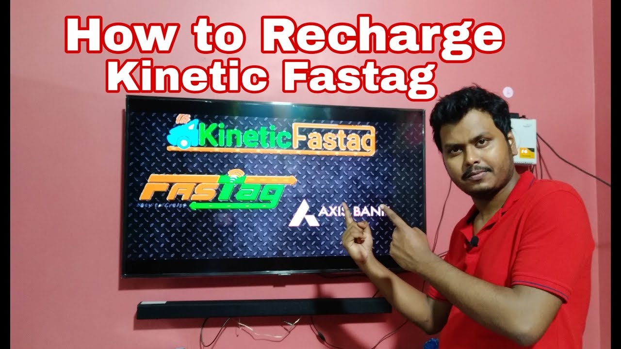 how to recharge kinetic fastag (axis bank)