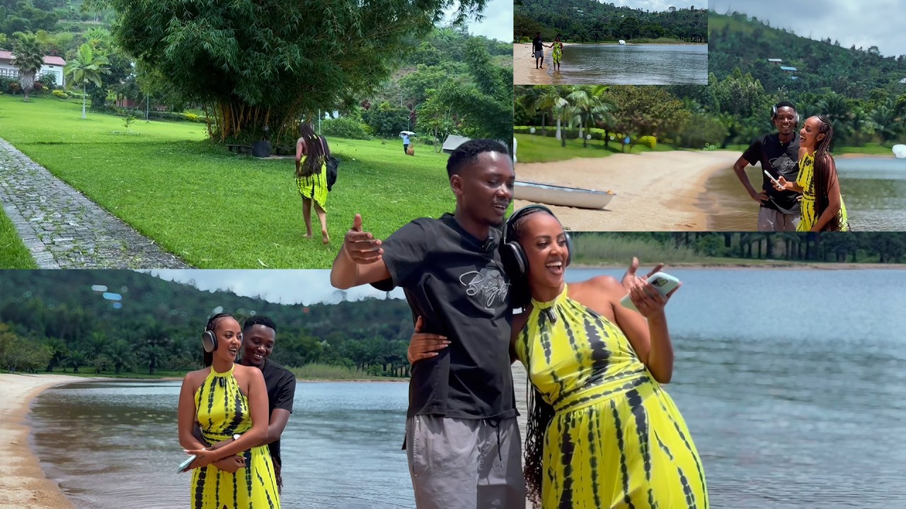 Lynda ibyo akoreye Umugabowe amuririmbishije yambaye headphone ijwi akoresheje ntiribaho