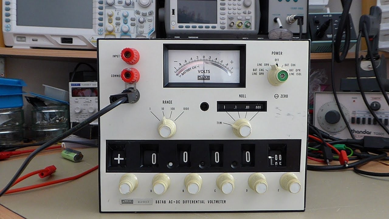 Fluke 887AB Differential Voltmeter