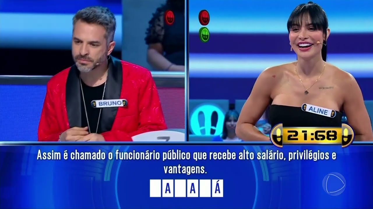 ACERTE OU CAIA: Aline perde duelo com Bruno e cai no buraco