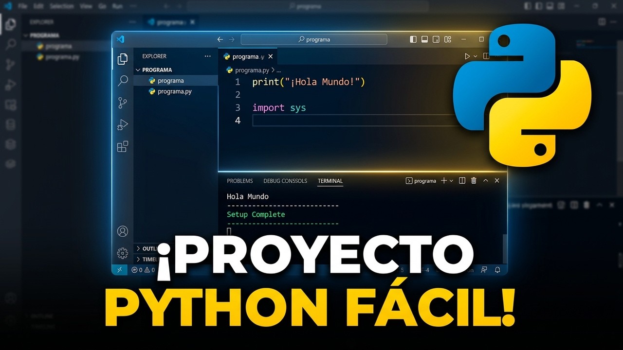Crear proyecto Python en Visual Studio Code | Todo lo que necesitas saber